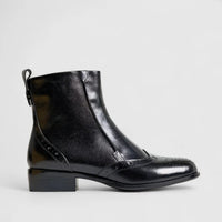 Bulbul Leather Ankle Boot Black HA2505 Boots | familyshoecentre