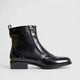 Bulbul Leather Ankle Boot Black HA2505