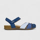 Hotter Ladies Comfort Fisherman Sandal Denali Blue Multi HT81