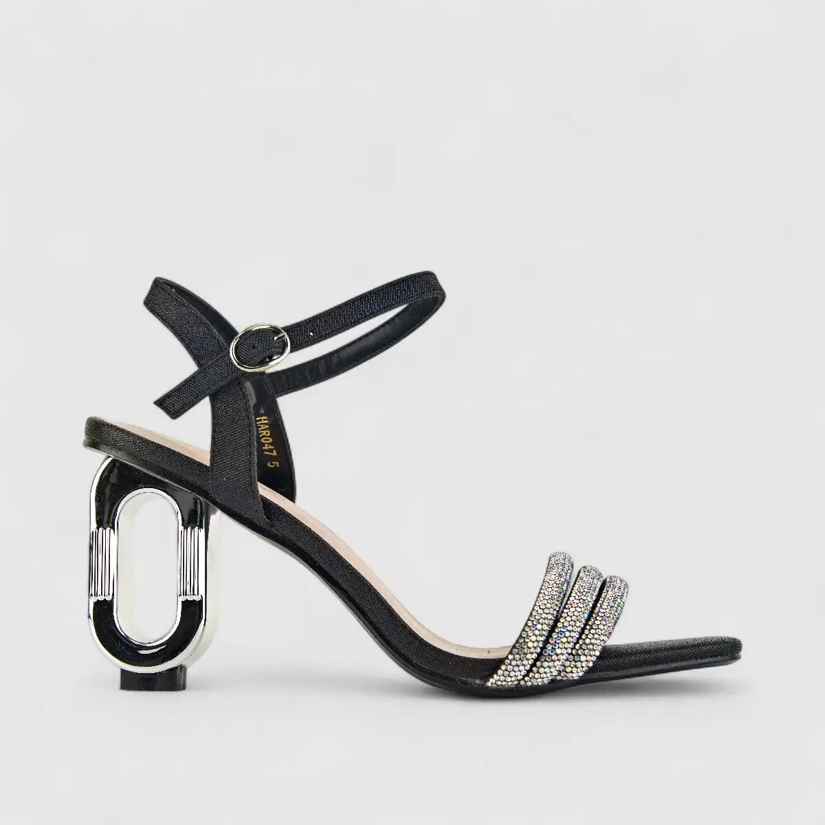 Bulbul Ladies Evening Sandal HAR047 Black