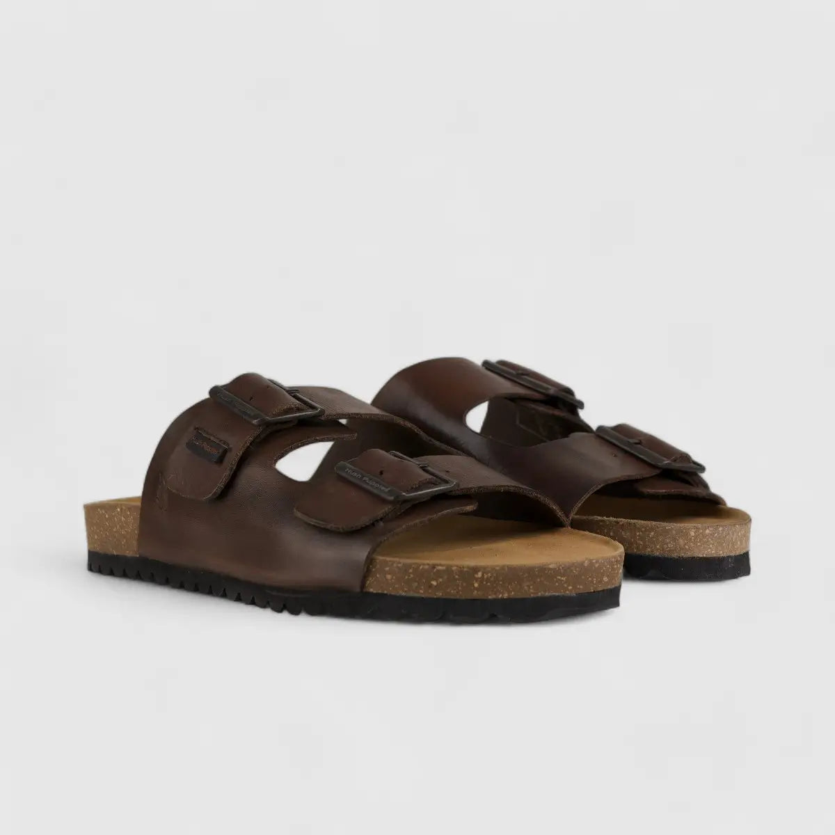 Hp Slammer Mens Slide Sandal Brown 00871 HP227 Sandals | familyshoecentre