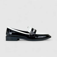 Bulbul Ladies Casual Moc LU016 Black And White