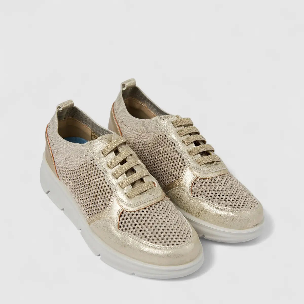 Hush Puppies Soft Style Soft Faunia Ladies Sneaker SSL01601 Light Gold SS345