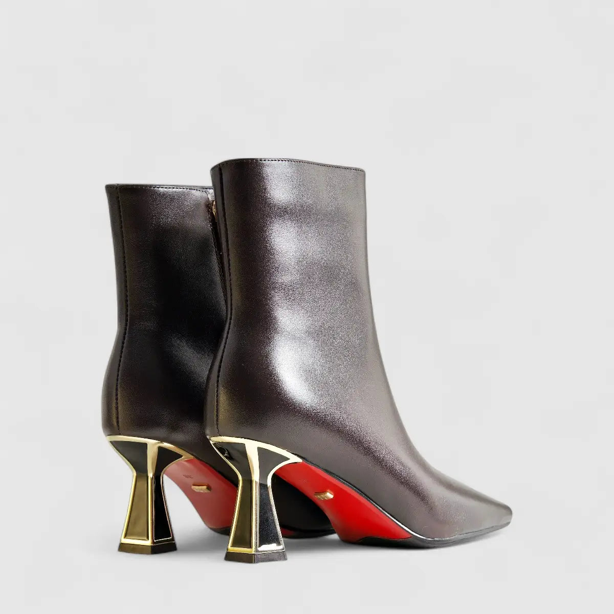 Bulbul Leather Ankle Boot Brown LAR6015