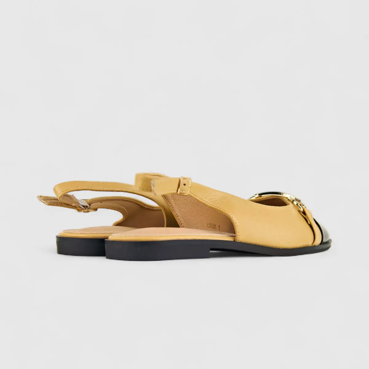 Bulbul Ladies Slingback Pump HAR026 Tan/Black