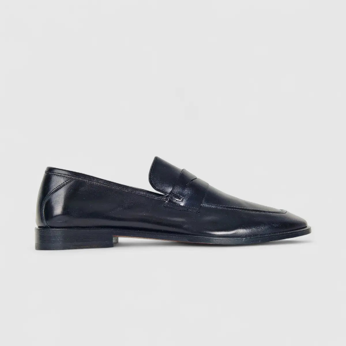 Formales Men's Leather Slip On 0432 Black FC117