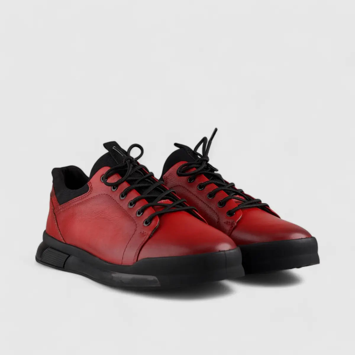 Bulletti Lace Up Sneaker Red 17374 Sneakers | familyshoecentre