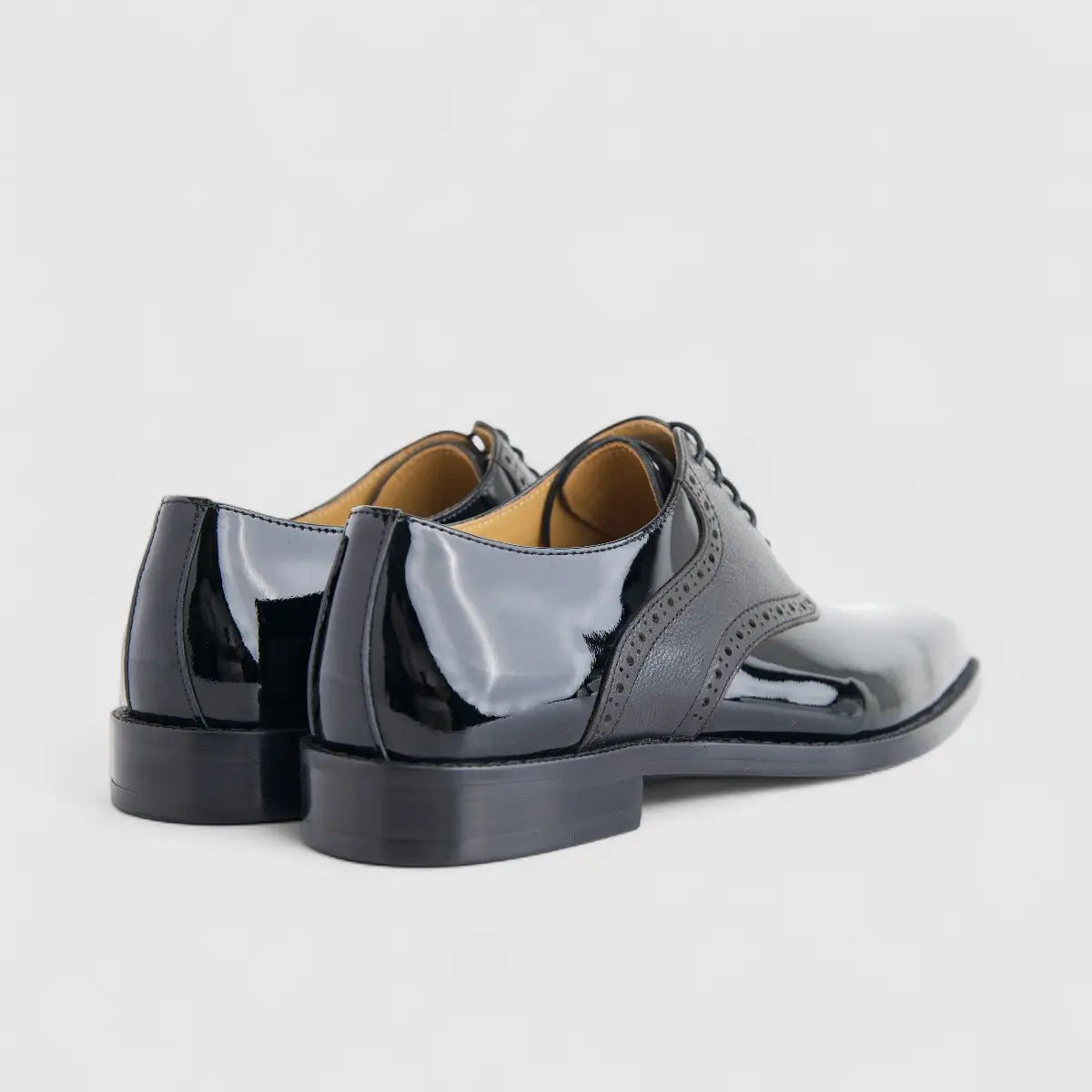 Formales Men's Leather Lace Up AE5308-837 Black EL139