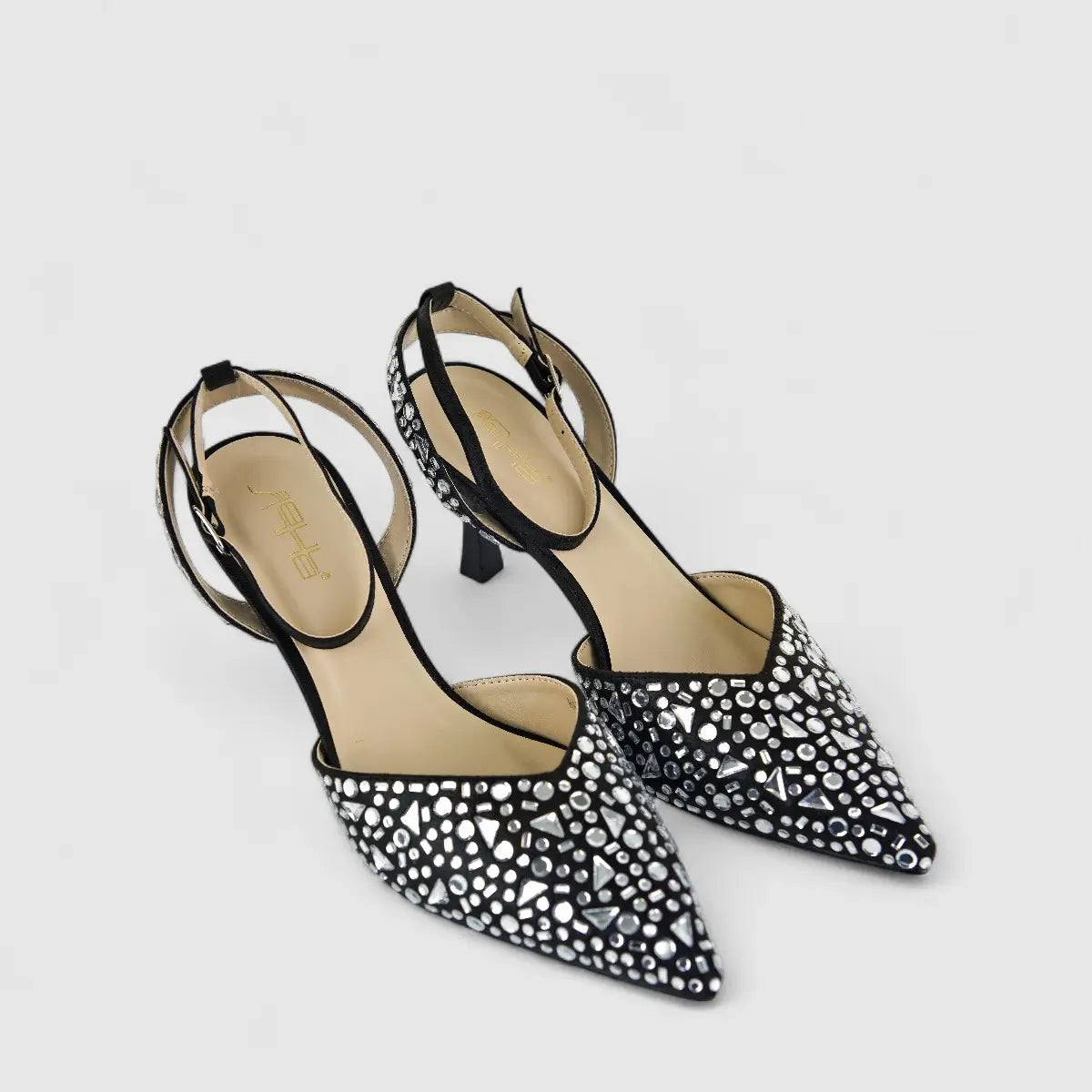 Bulbul Ladies Evening Court HAR034 Black