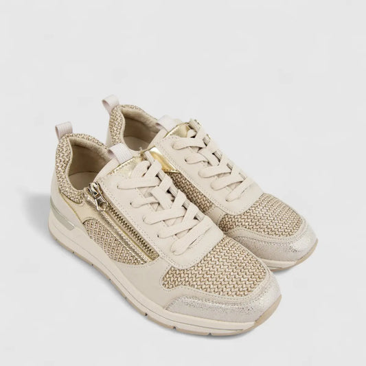 HP Ladies Comfort Sneaker HPL01485 Macy Beige HL274