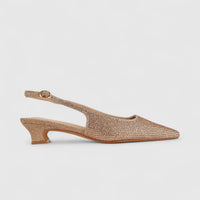 Bulbul Ladies Evening Sling Back HAR030 Champagne