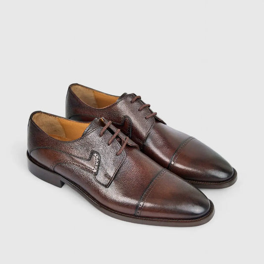 Florsheim Imperial Men's Derby Lace Up Toe Cap Izmit 1-397/216 Chocolate EL25