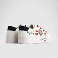 PC Ladies Casual Sneaker PCL10778 White Multi PC281