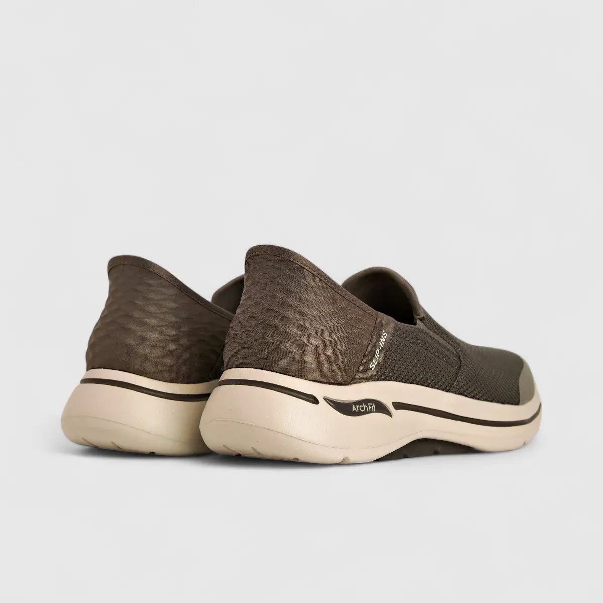 Skechers Men's Comfort Slip Ins Go Walk Arch Fit 216259 Taupe SM110