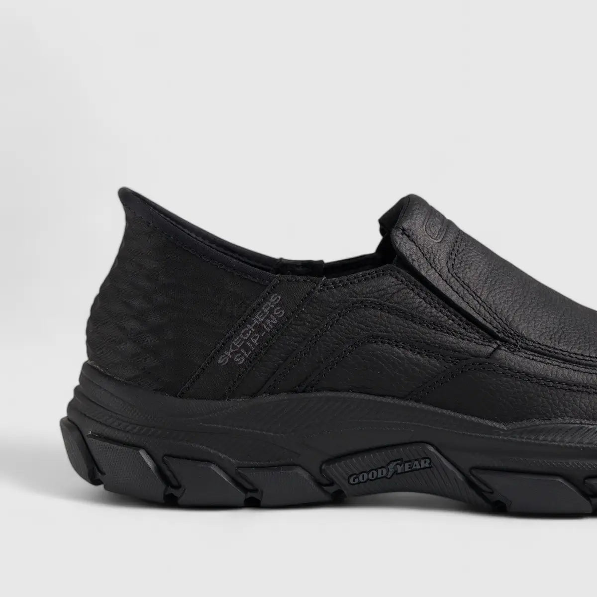 Skechers Comfort Slip Ons Black 204810 Slip-ons | familyshoecentre