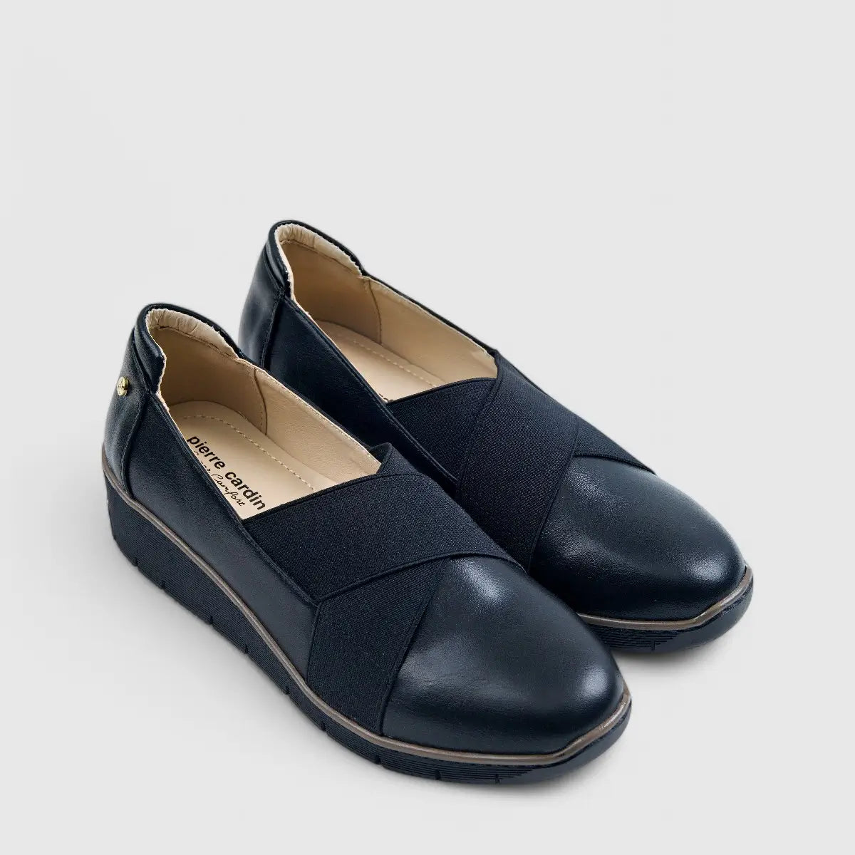 PC Comfort Wedge Black 10740 Wedges | familyshoecentre