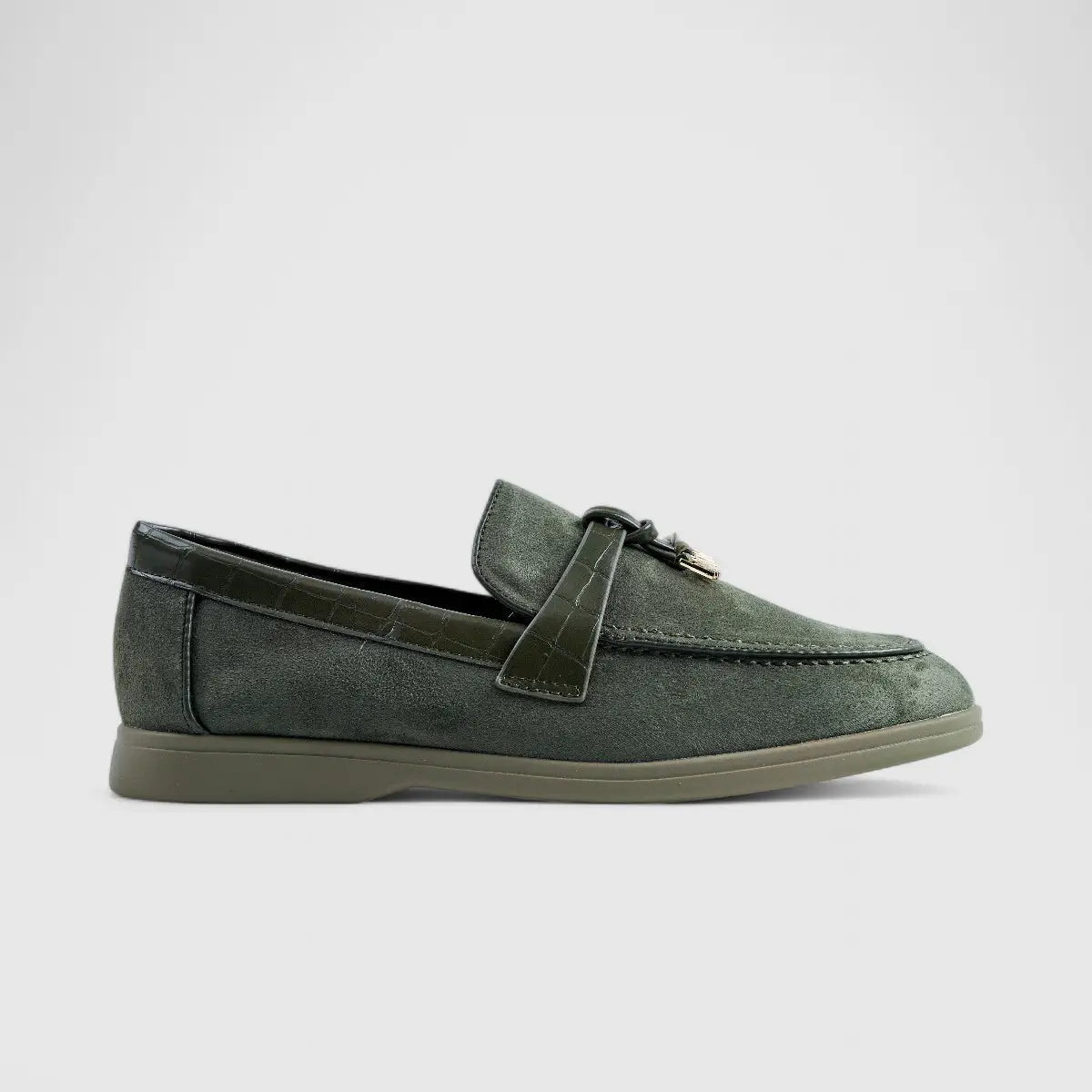 Footwork Casual Loafers Olive 01676 Loafers | familyshoecentre