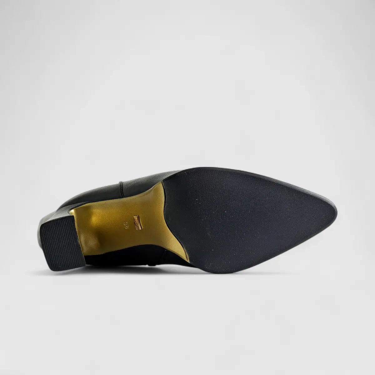 Bulbul Heel Long Boot Black CAR5039