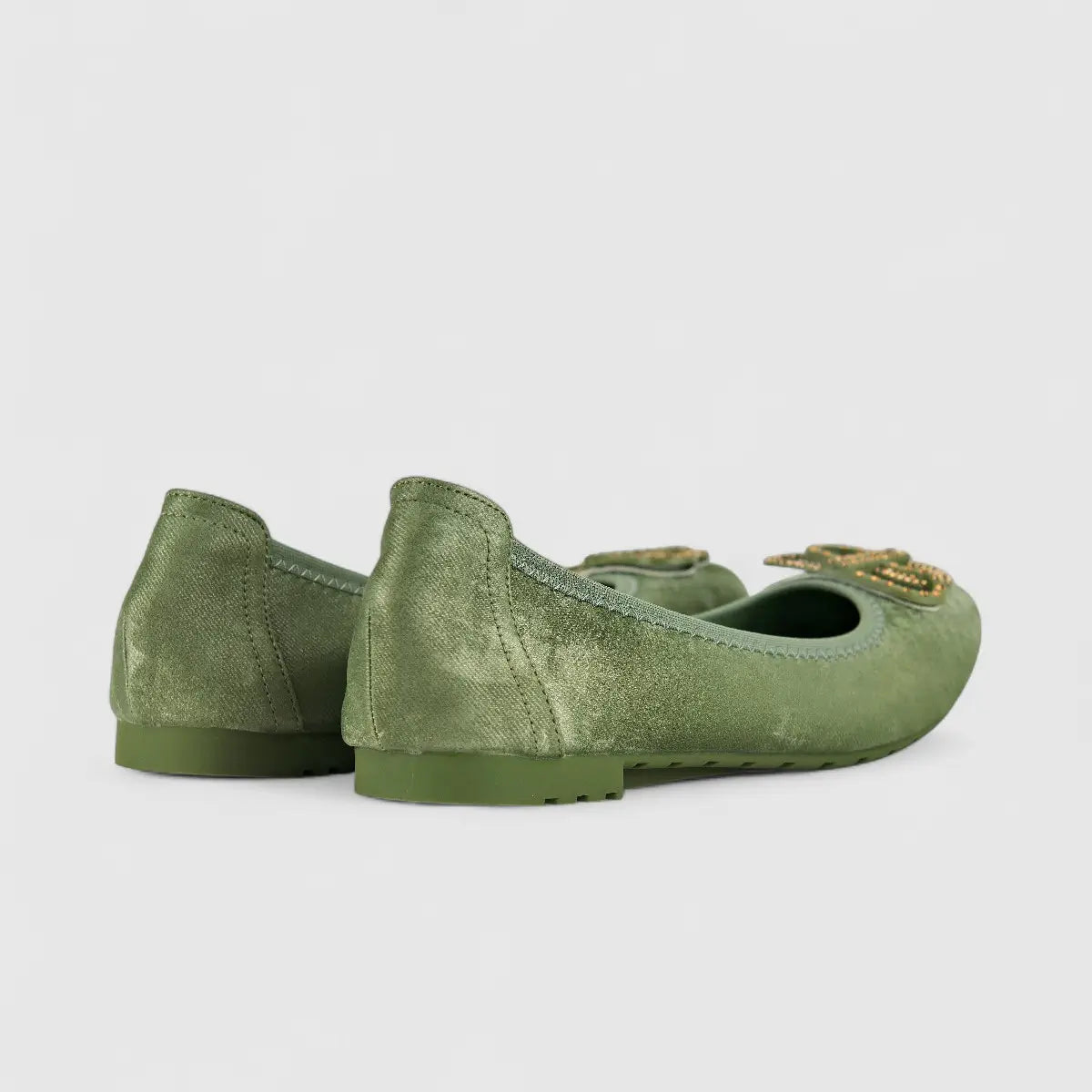 Bulbul Ladies Casual Pump HAR040 Green
