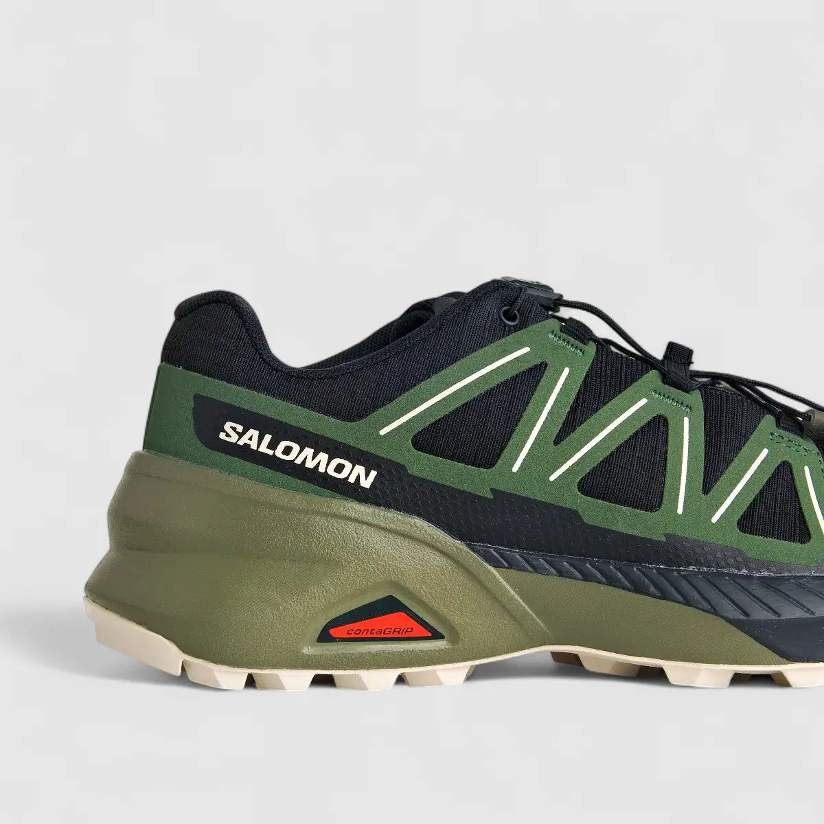 Salomon Men's Sneaker Speed Cross Peak  479747 Black/Black Forest/Rainy Day SL32
