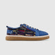 Dimato Leather Casual Sneaker Blue 003.1545 Sneakers | familyshoecentre