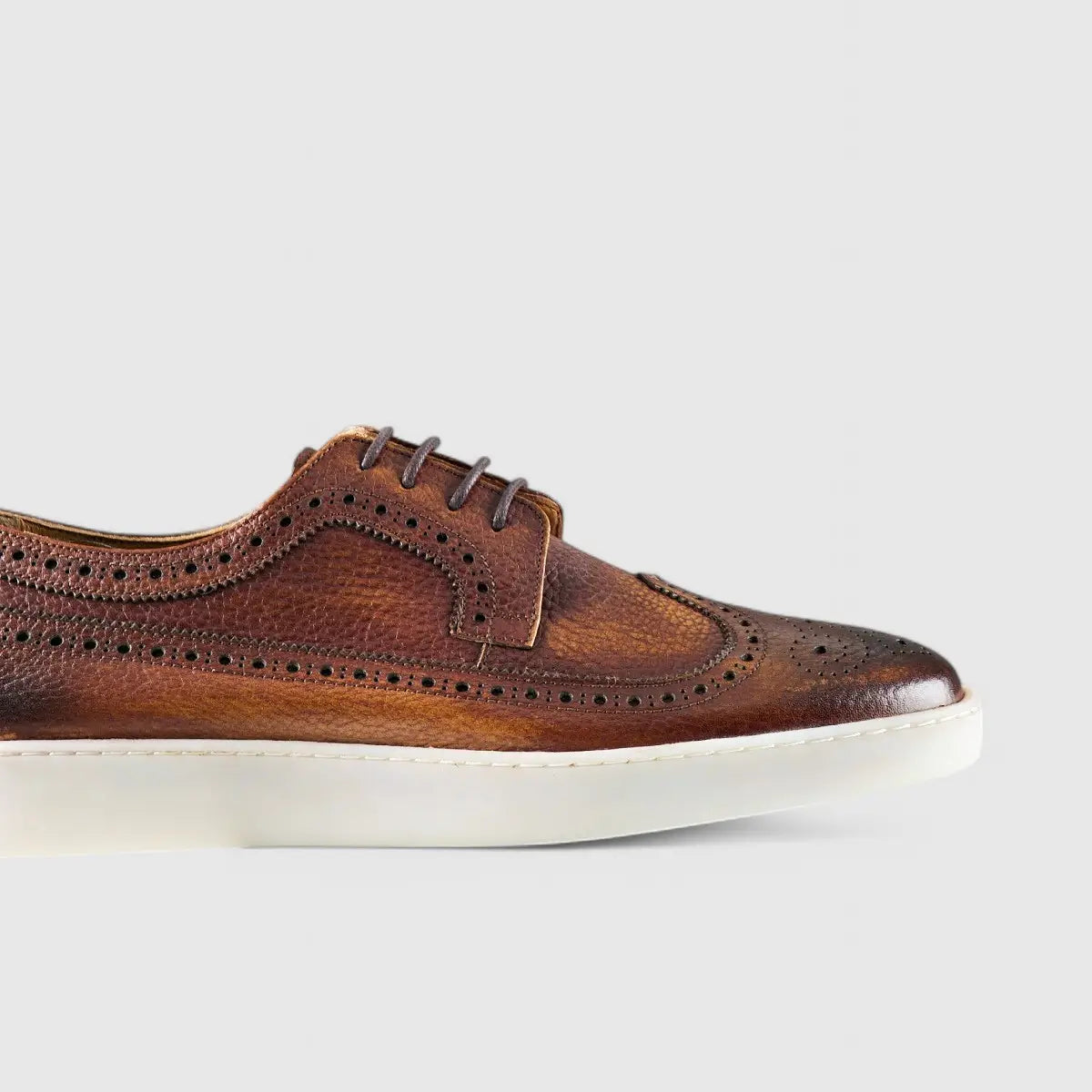 Formales Lace Up Leather Sneaker Tan 4346 FC35 Oxfords | familyshoecentre