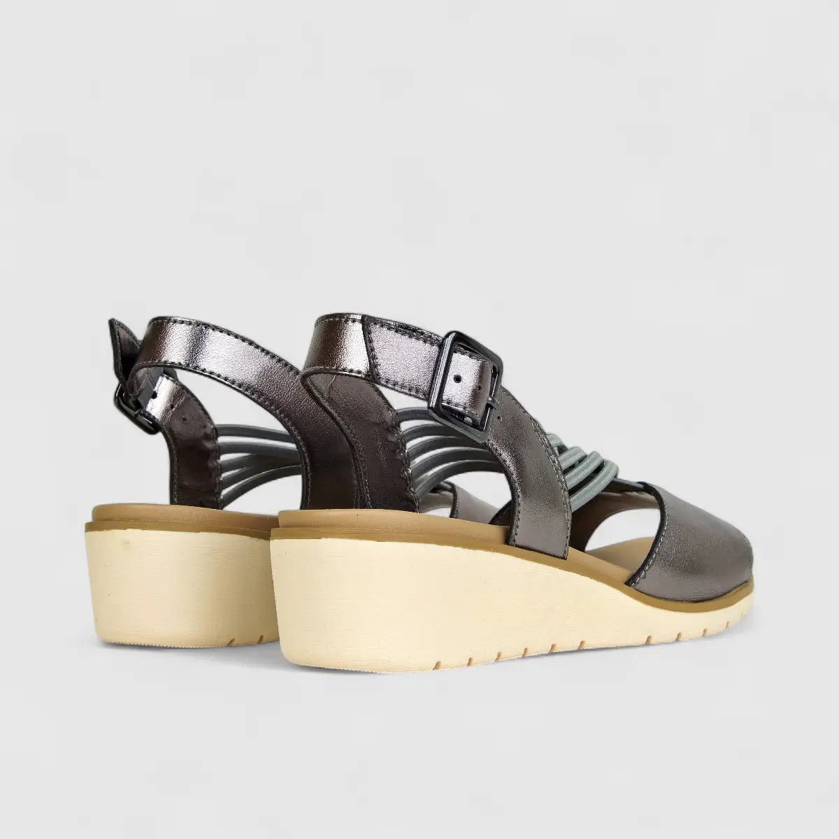 HP Ladies Comfort Wedge Everley HPL01444 Pewter HL264