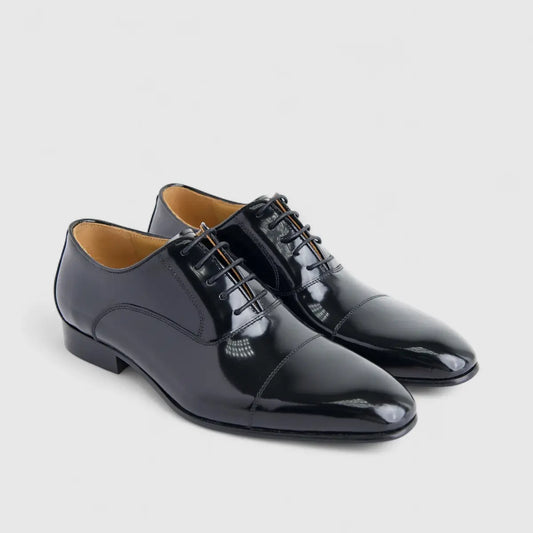 Formales Men's Leather Lace Up AE5353-501 Black EL136