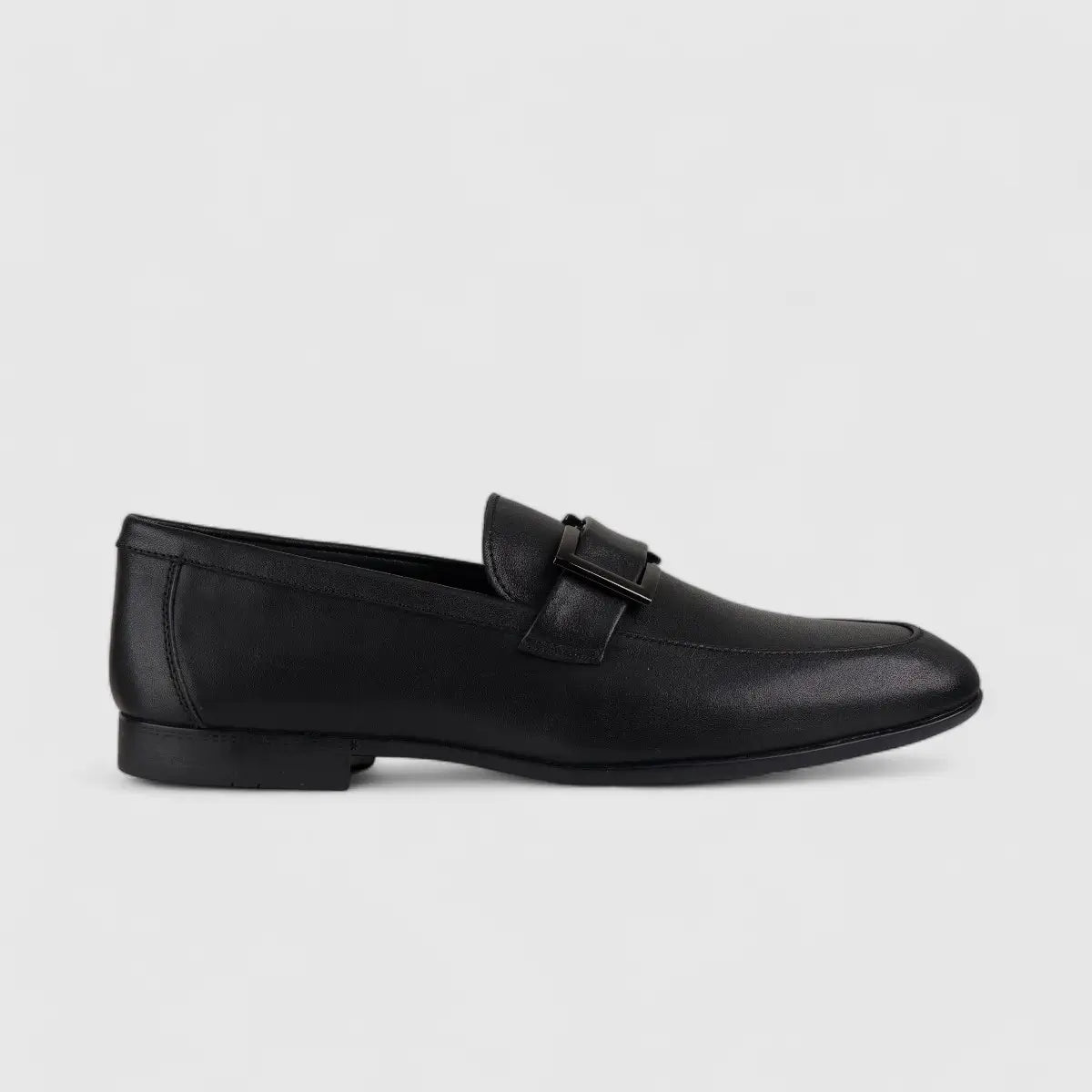 Formales Leather Loafers Black 678A-13-A16 Loafers | familyshoecentre