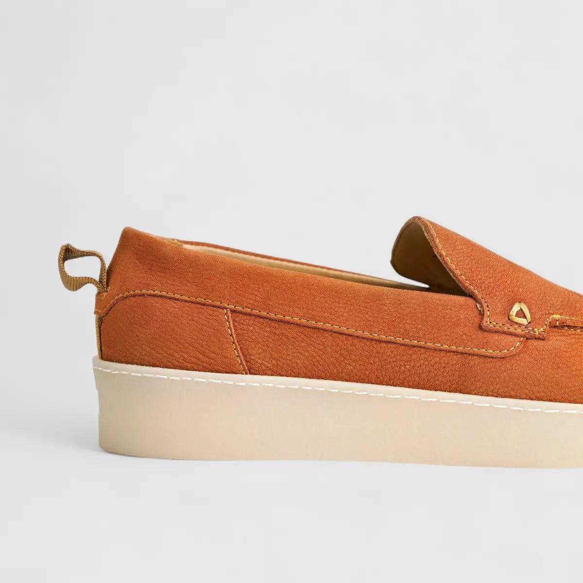 Bulletti Men's Suede Loafer W2409003 Orange BK10 Loafers | familyshoecentre