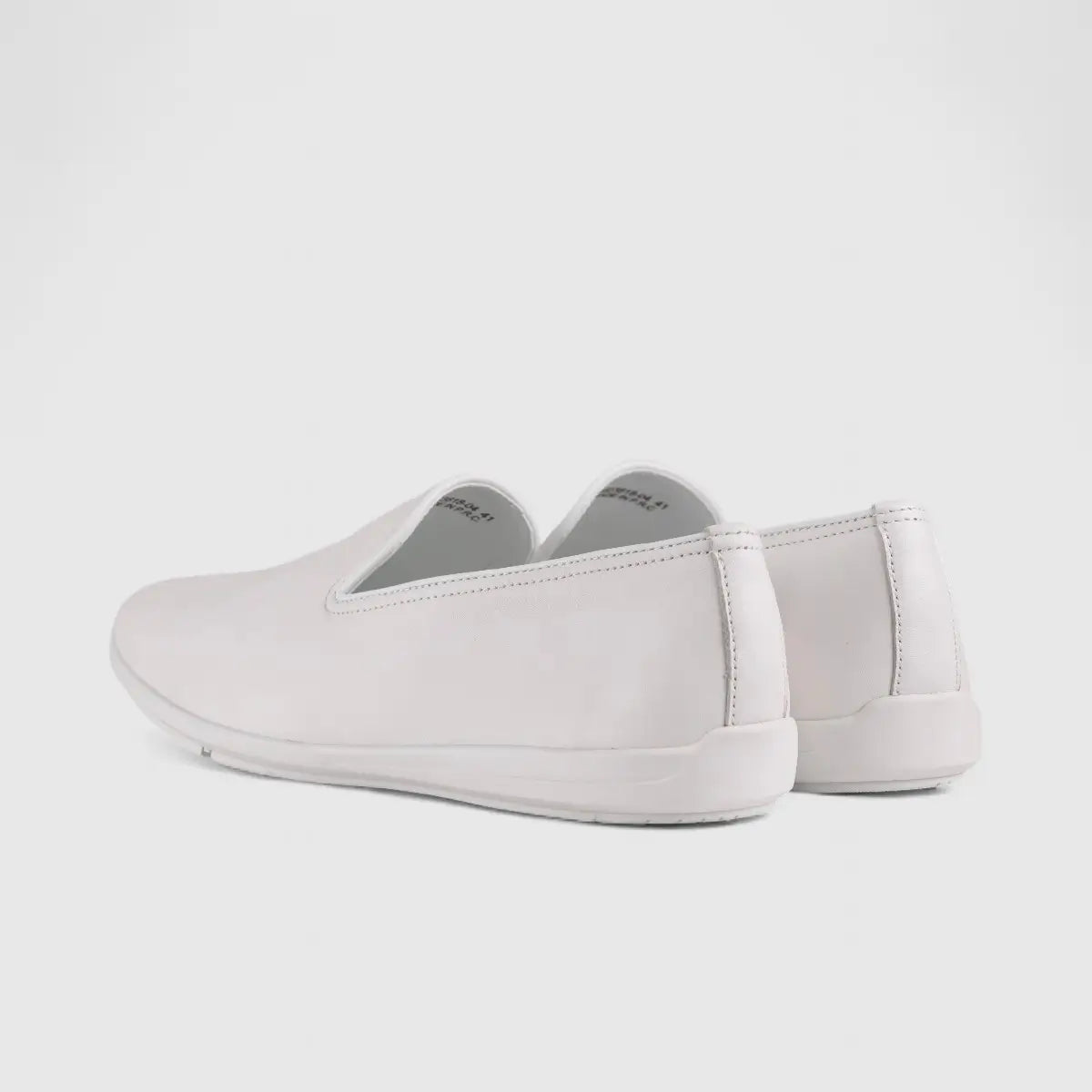 Formales Leather Loafers White 2142A-3 Loafers | familyshoecentre