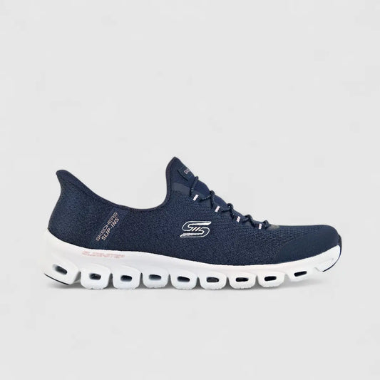 Skechers Ladies Comfort Slip in Sneaker Glide Step 104547 Navy SW72