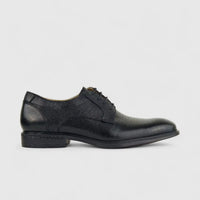 Babucci Men's Leather Lace Up K1834-C18A BAB006 Black