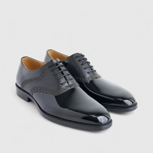 Formales Men's Leather Lace Up AE5308-837 Black EL139