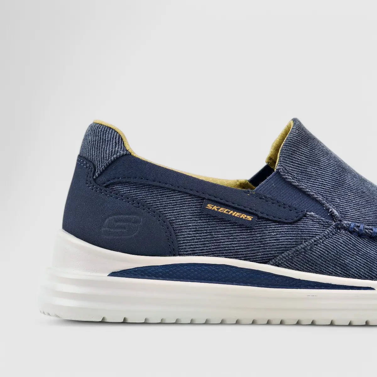 Skechers Mens Proven Navy 204785 Sneakers | familyshoecentre