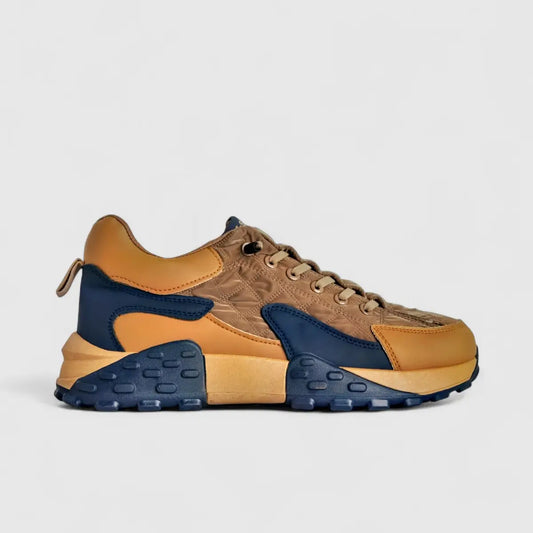 Klevas Men's Casual Sneaker K7452M Ace Brown Navy KM19