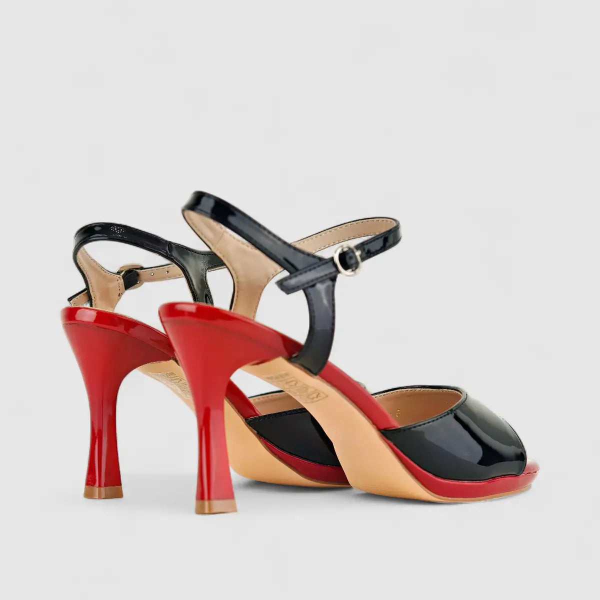 Bulbul Ladies Casual Heel HAR037 Black/Red