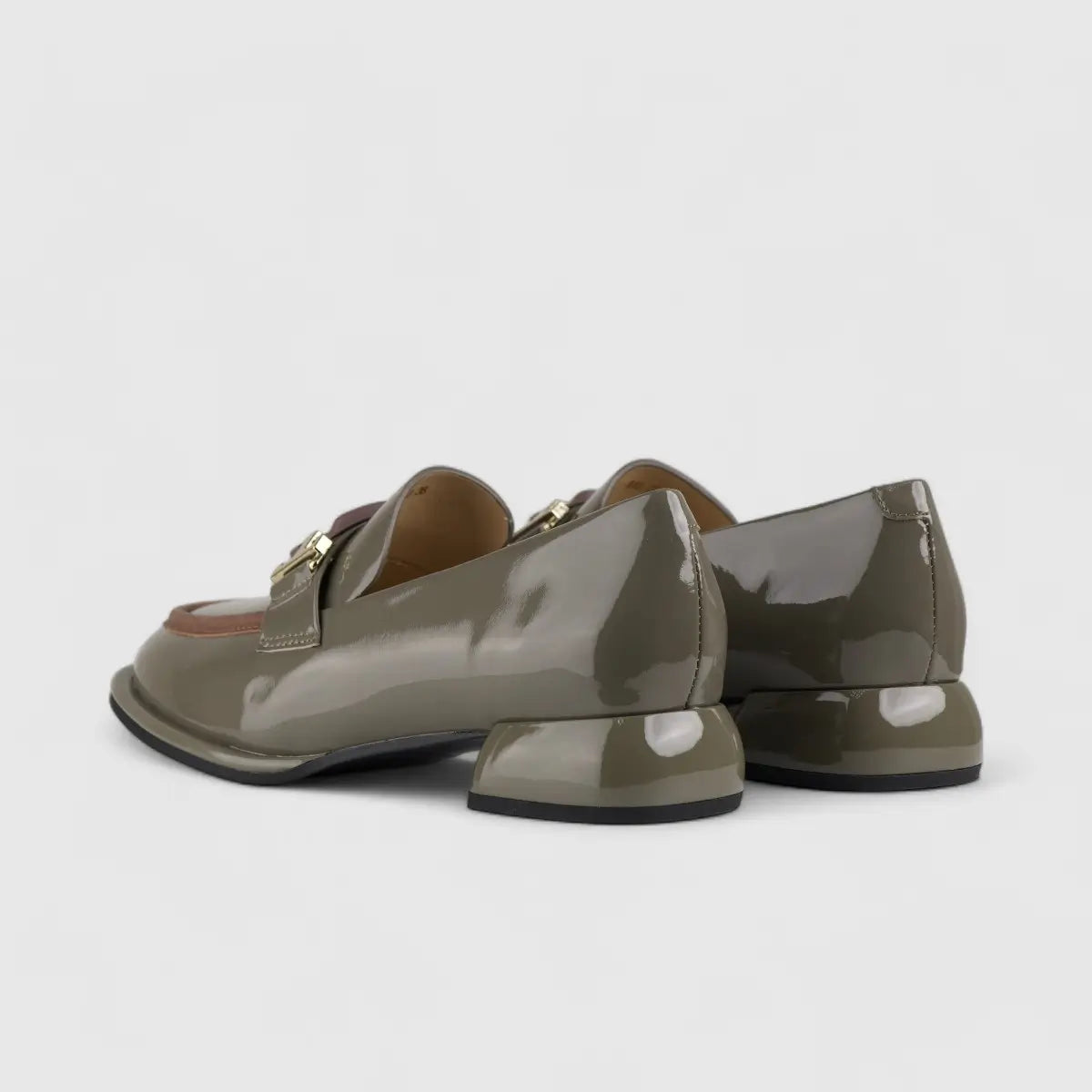 Morbido Ladies Loafers Grey BIL003 Loafers | familyshoecentre