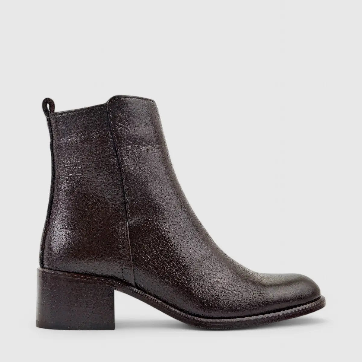 Sofia Mare Leather Ankle Boot Brown 11747 Boots | familyshoecentre