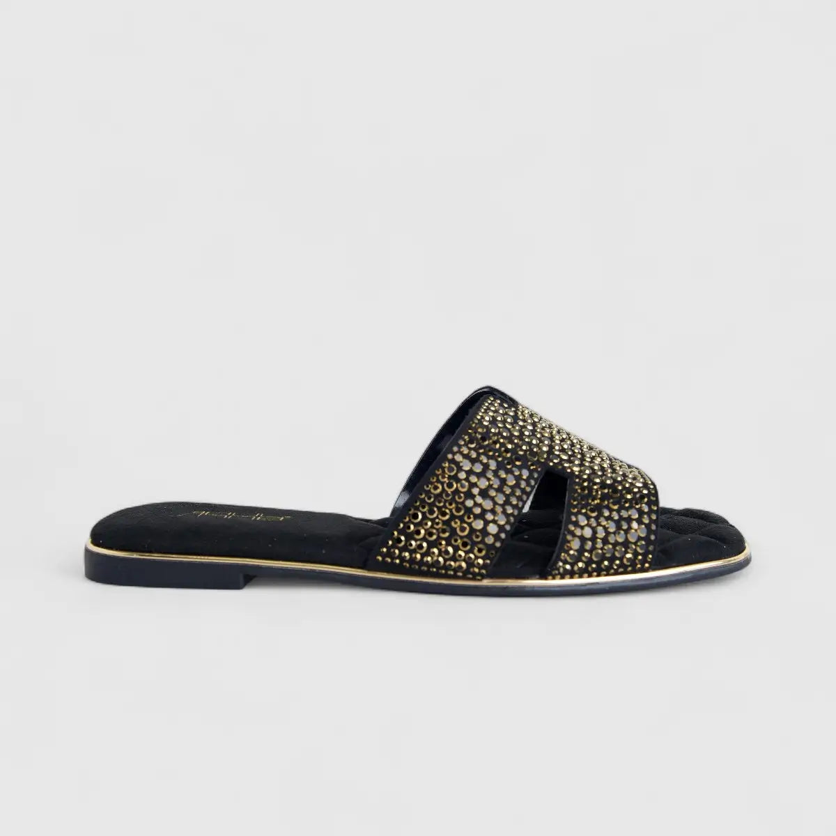 Bulbul Ladies Evening Slide Black HAR053