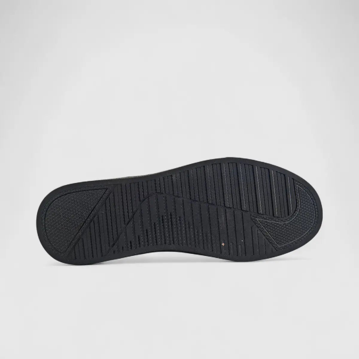 Babucci Men's Leather Hi Top Sneaker B282199H-2A BAB031 Black