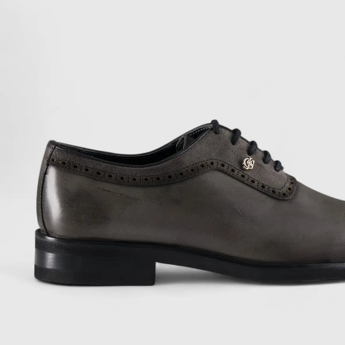Crockett and Jones Amadeo Grey Oxfords | familyshoecentre