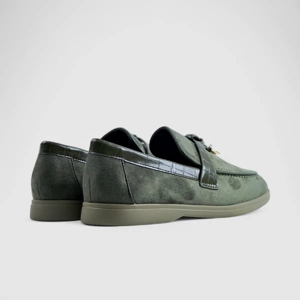 Footwork Casual Loafers Olive 01676 Loafers | familyshoecentre