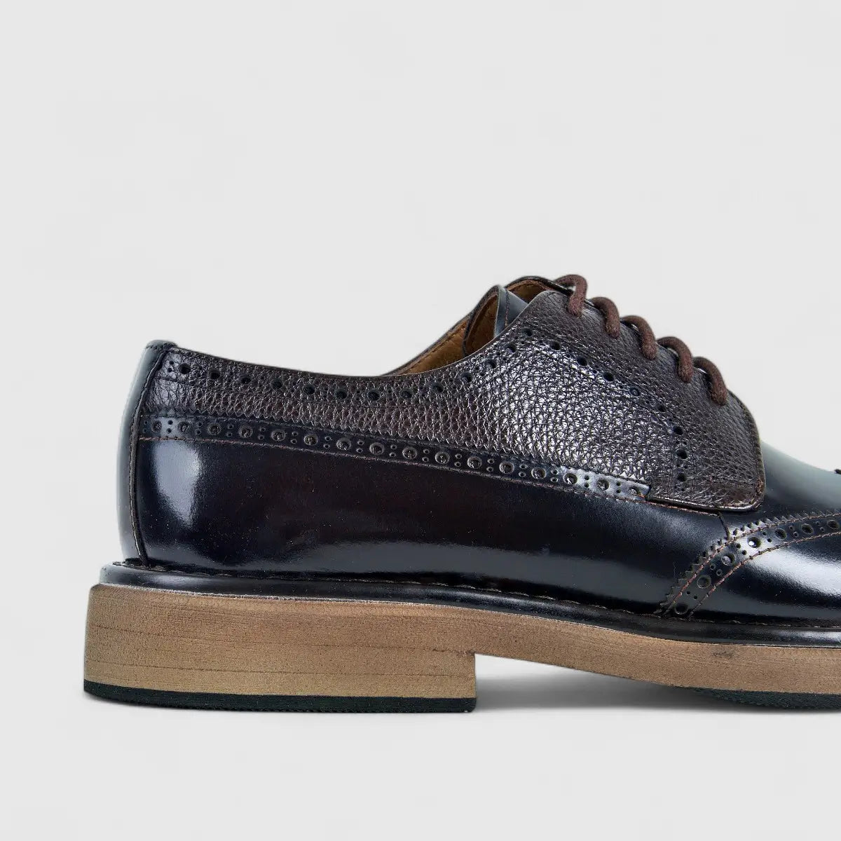 Bulletti Chunky Sole Oxfords Brown 124-14 BC3 Oxfords | familyshoecentre
