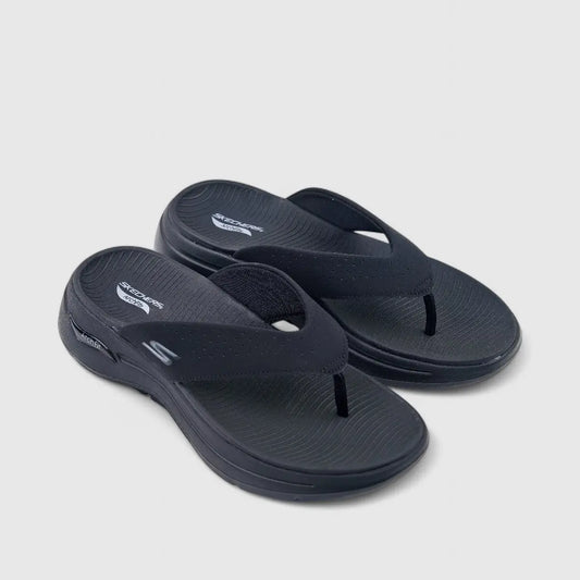 Skechers Mens Go Walk Arch Fit Sandal Black 229063