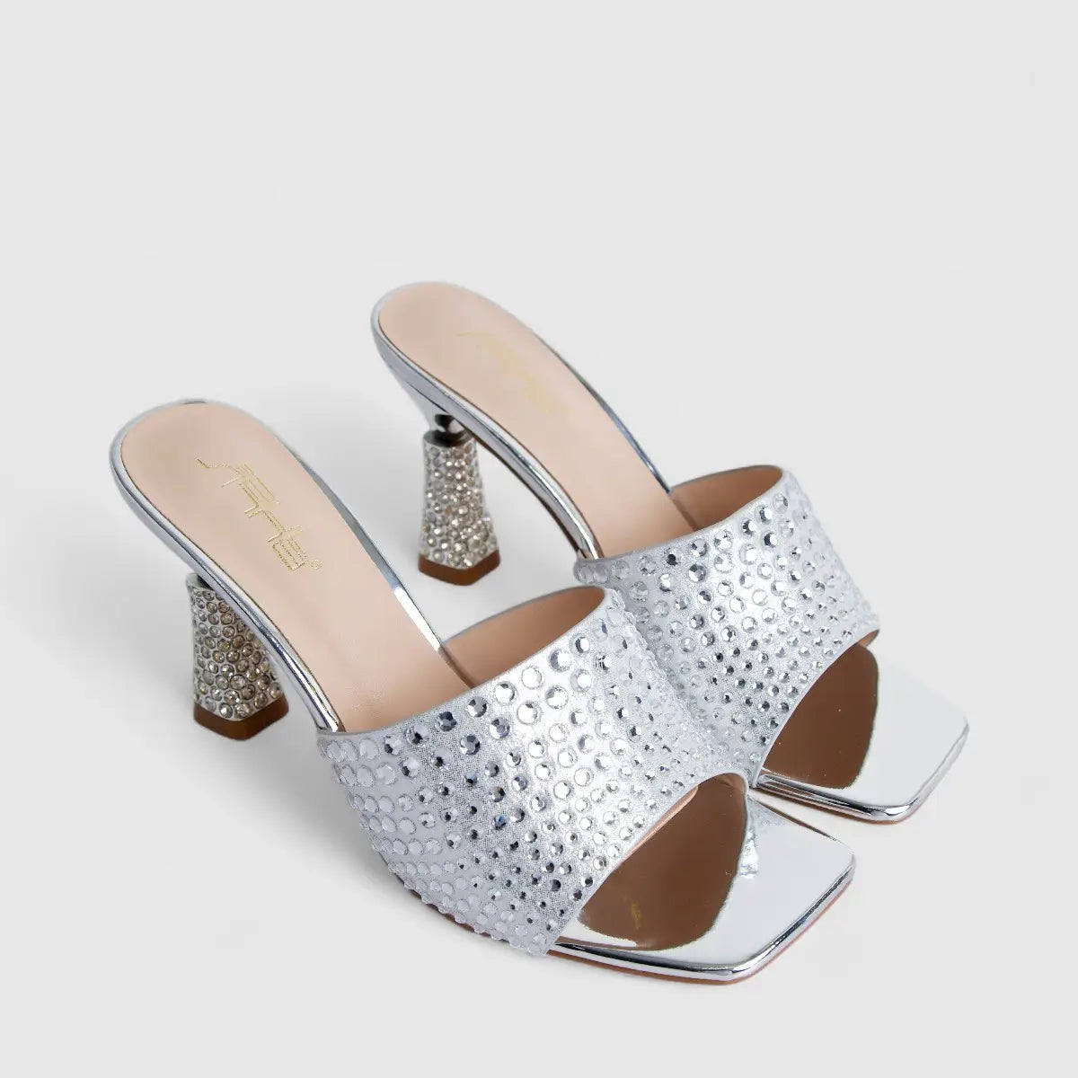 Bulbul Ladies Evening Sandal Silver HAR065