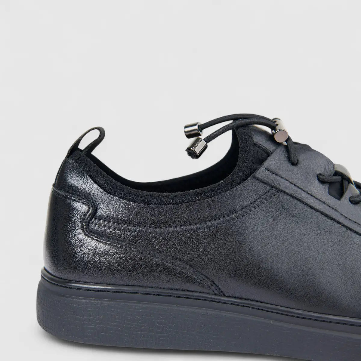 Formales Men's Leather Sneaker FY266004 Black FD14