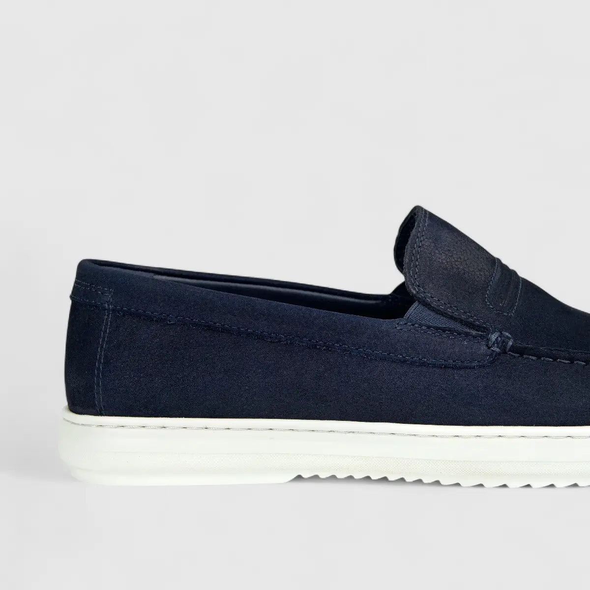 Formales Men's Leather Loafer FM2025-813 Navy FK6