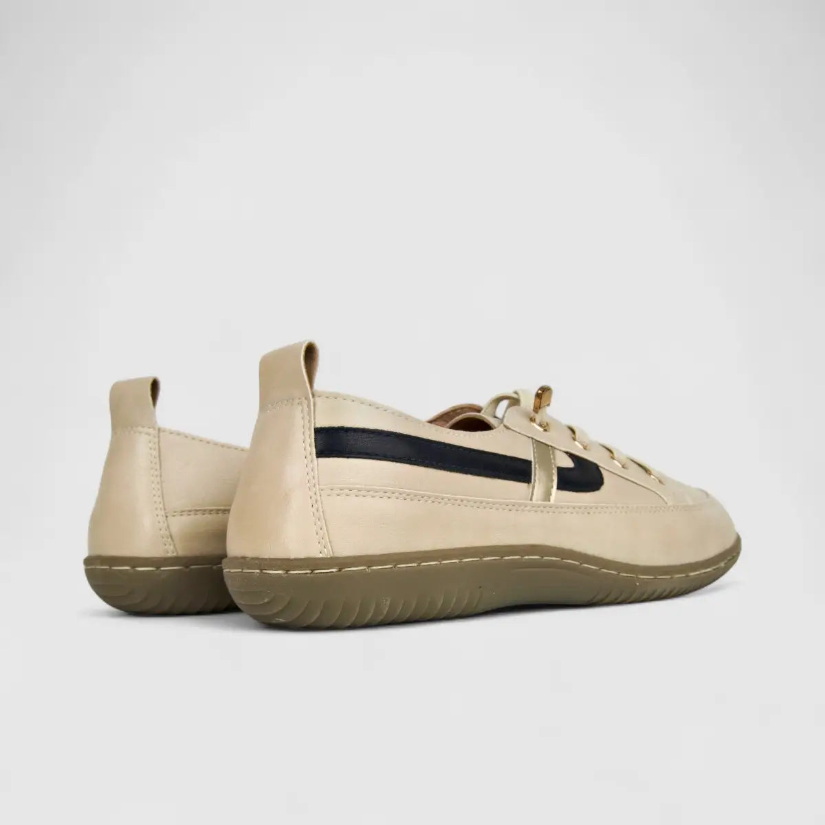 Hush Puppies Soft Style Ladies Comfort Sneaker Kalea SSL01474 Stone SS307