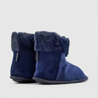 Hush Puppies Casa Slippers Navy 01169 HL250 Slides | familyshoecentre